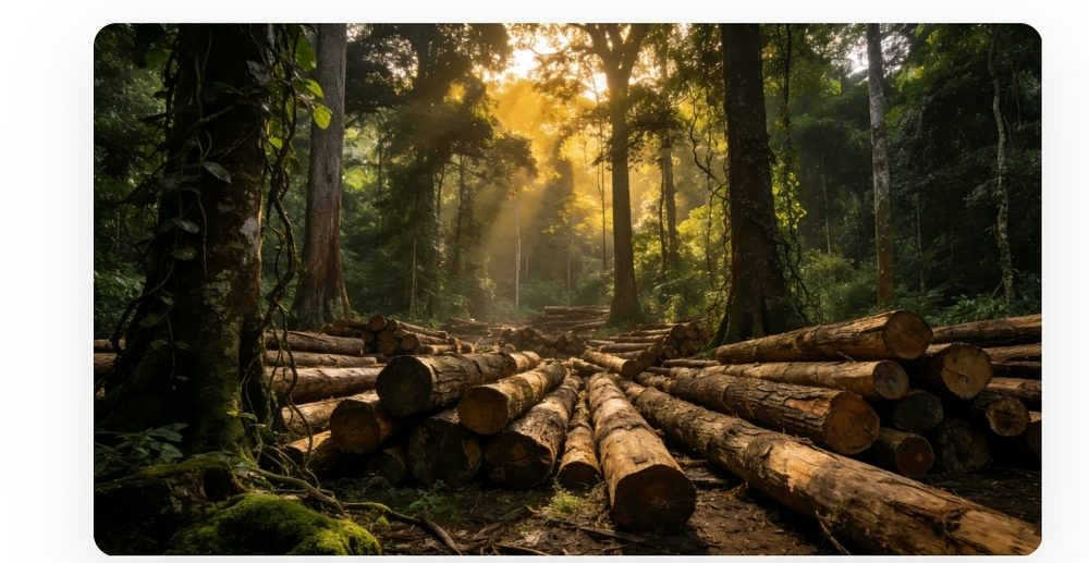 Eyoum: madera dura centroafricana premium para construcci&oacute;n y pisos globales